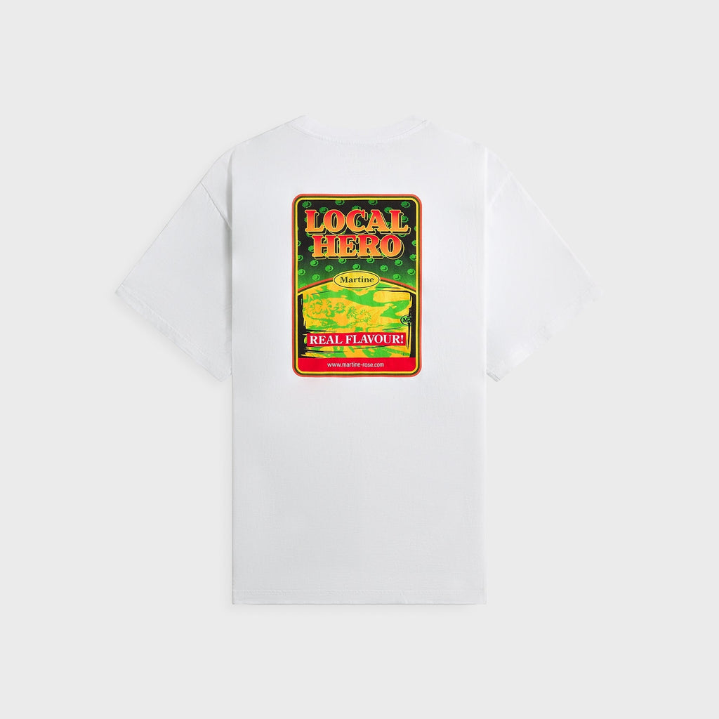 Martine Rose Oversized Tee - White Local Hero