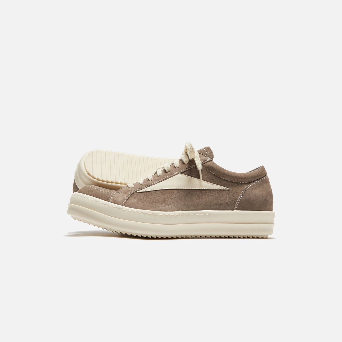 Rick Owens Vintage Sneakers - Dust / Milk / Milk Scarpe / Pelle
