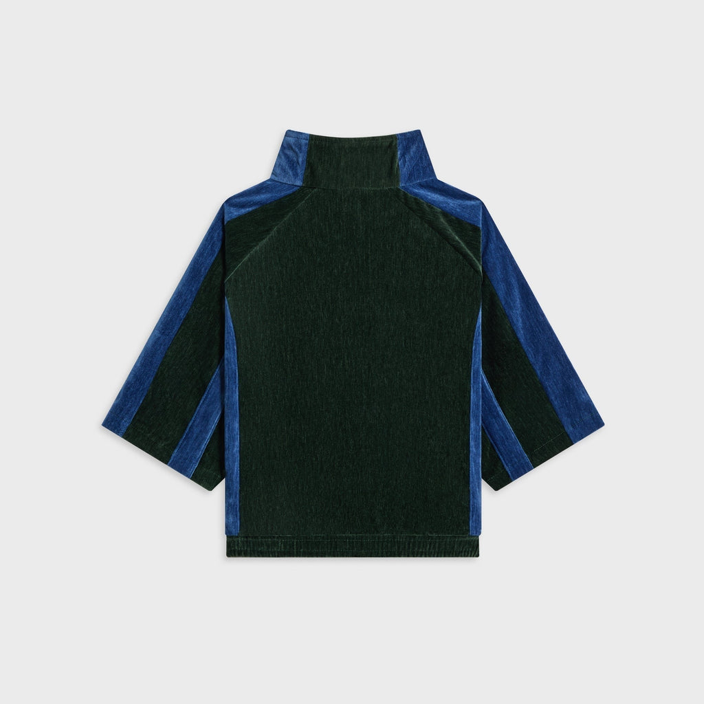Kith Kids Velour Paneled Linden Quarter Zip - Stadium - PH