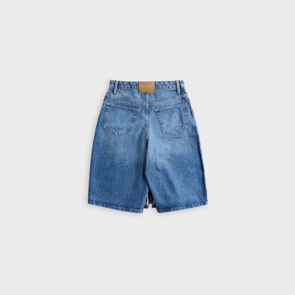 Alexander Wang Zip Front Midi Skort - Vintage Marbled Blue