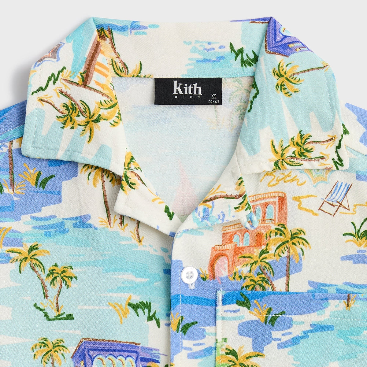 Kith Kids Scenic Thompson Camp Shirt - Silk