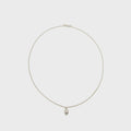 Emanuele Bicocchi Small Flourish Skull Necklace - Silver