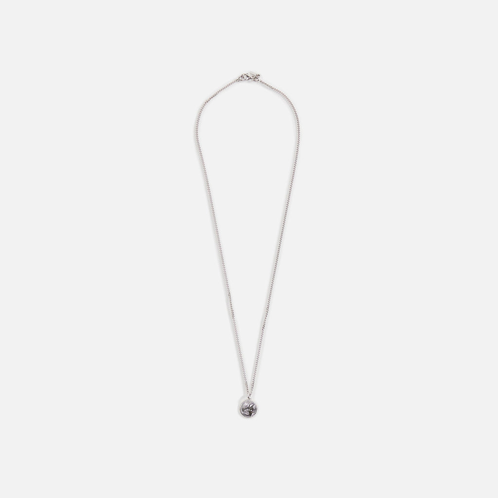Emanuele Bicocchi Caesar Coin Pendant - Silver