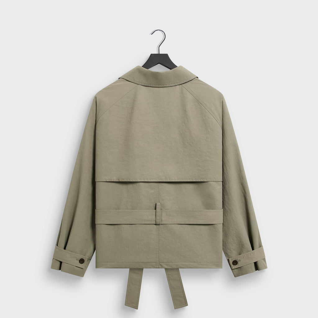 &Kin Washed Twill Nikolai Cropped Trench - Scene