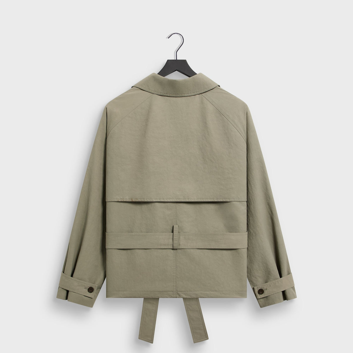 &Kin Washed Twill Nikolai Cropped Trench - Scene