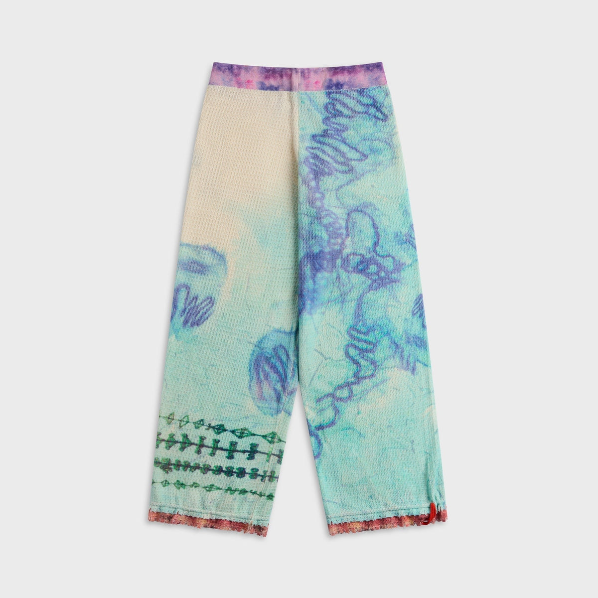 Adrian Cashmere MIcron Trackies Pant - Multi