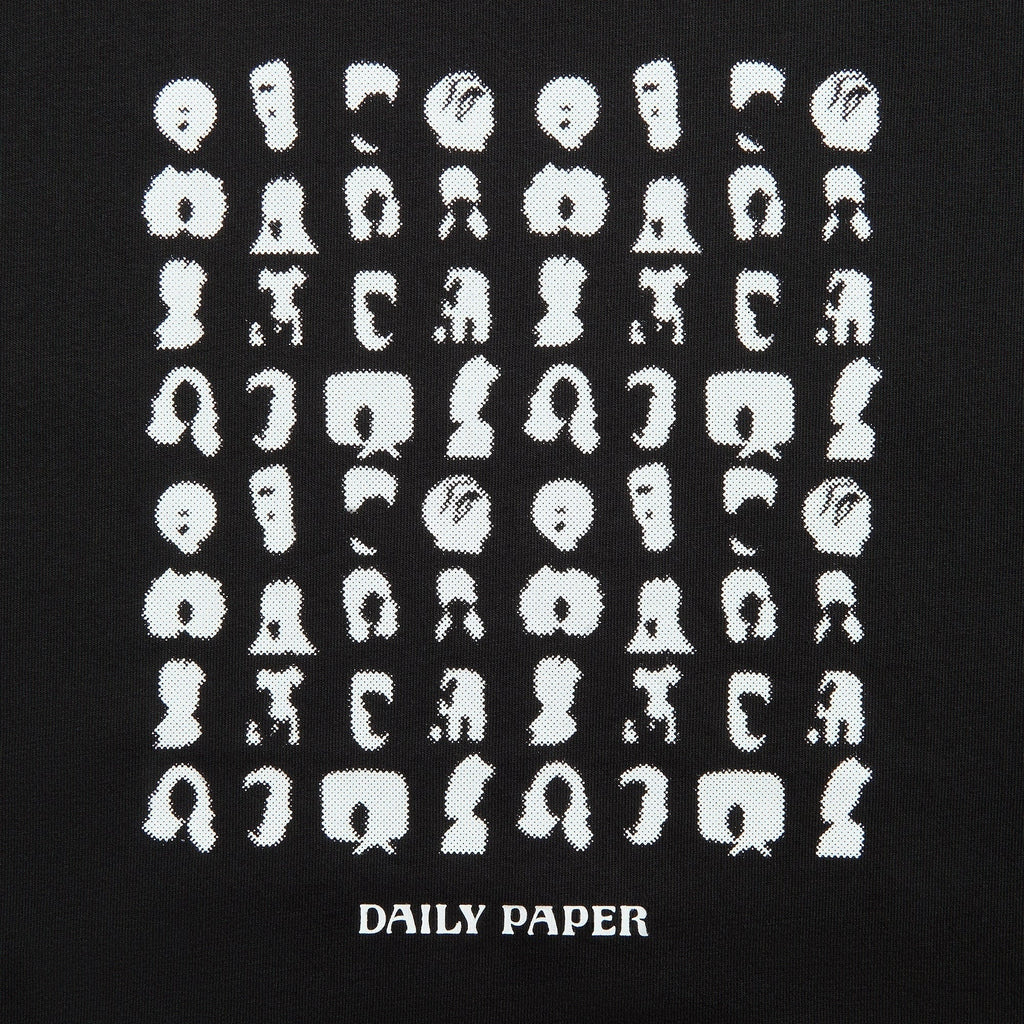 Daily Paper Hair Grid Tee - Black