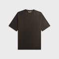 Auralee Brushed Organic Cotton Jersey Tee - Ink Black