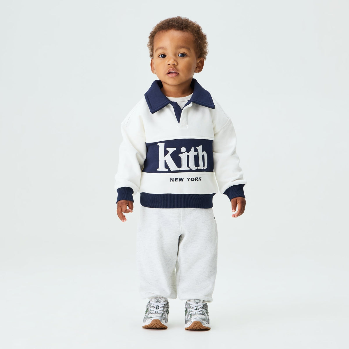 Kith Baby Nelson Collared Pullover - Silk