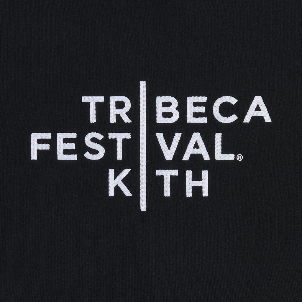 Kith for Tribeca Festival Logo Lockup Nelson Crewneck - Black