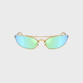 Ray-Ban x A$AP ROCKY Pinnacle Metal Sunglasses - Gold / Blue