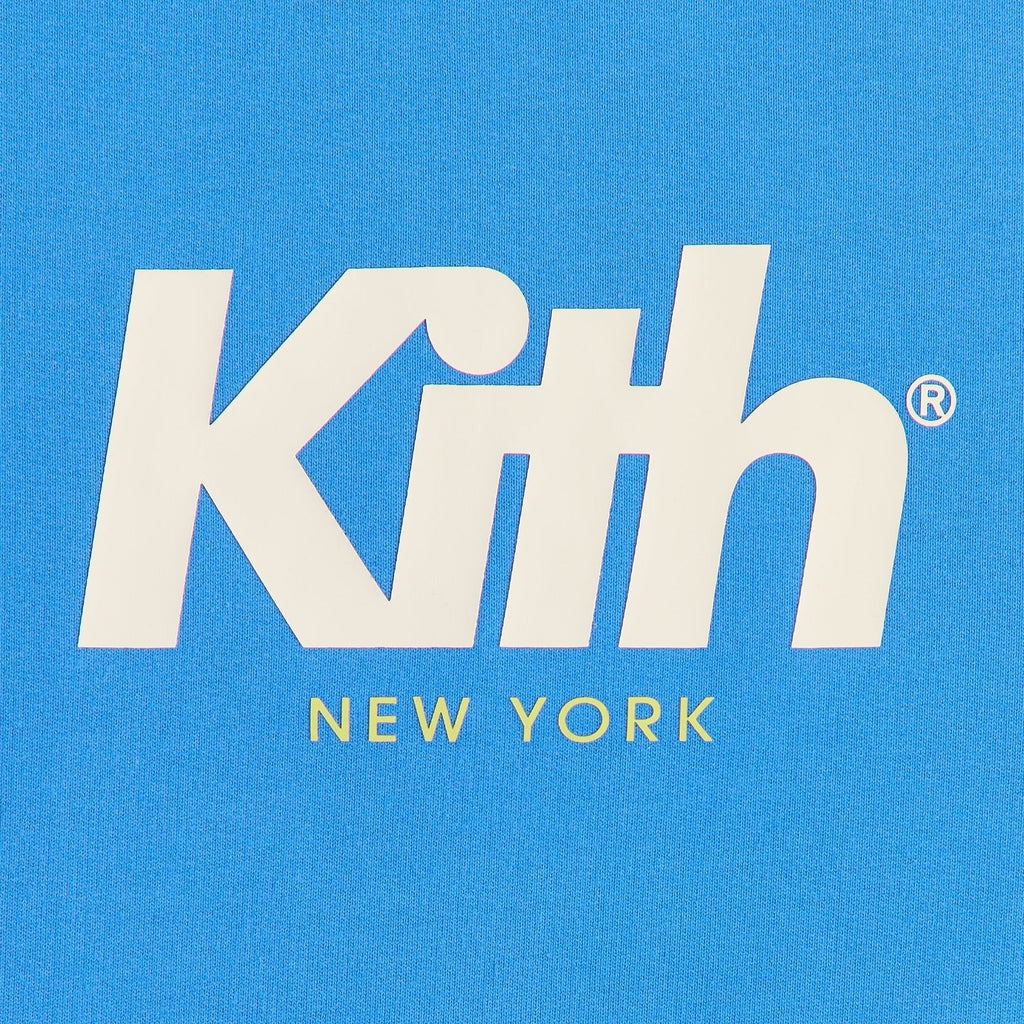 Kith Kids Short Sleeve Nelson Crewneck - Cobalt