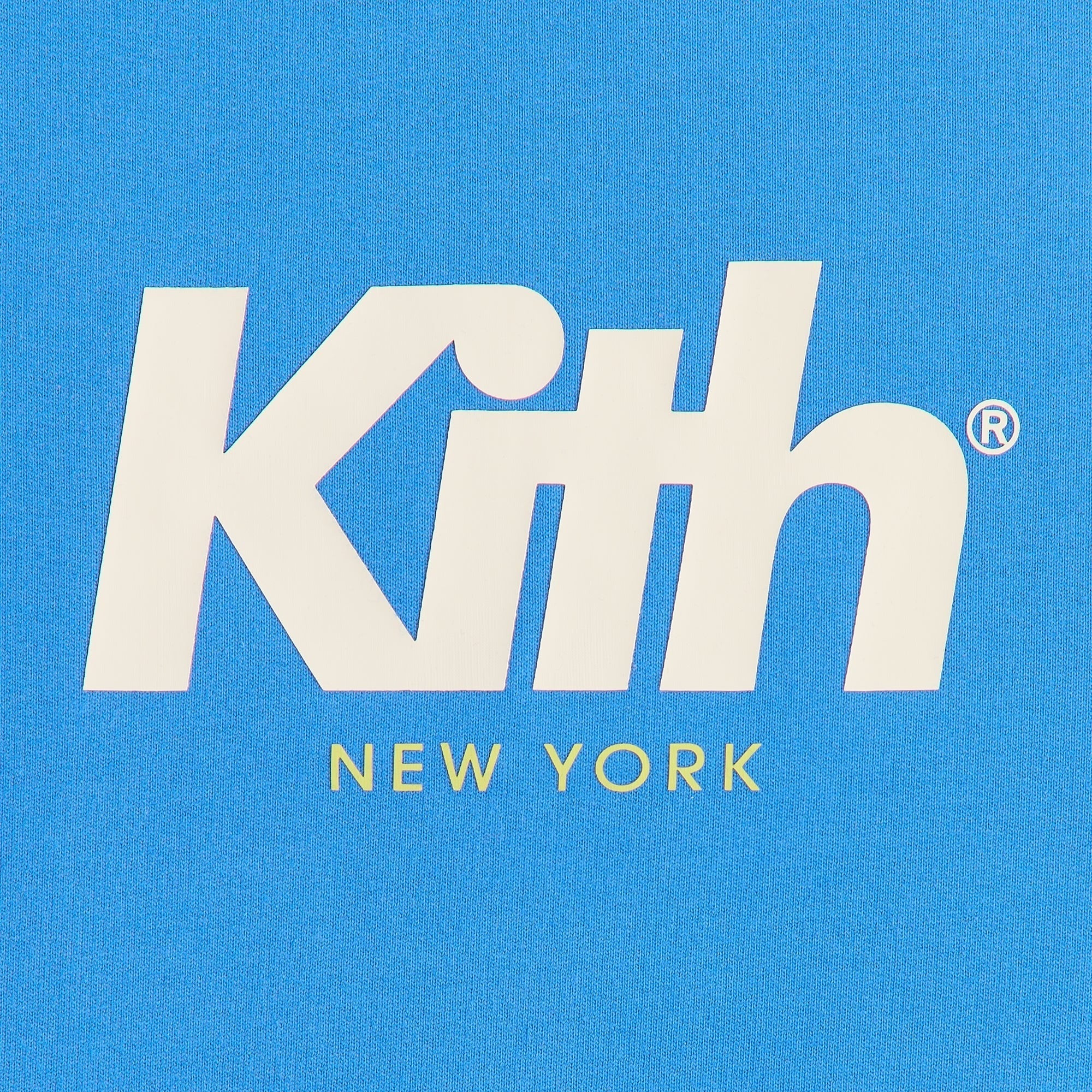 Kith Kids Short Sleeve Nelson Crewneck - Cobalt