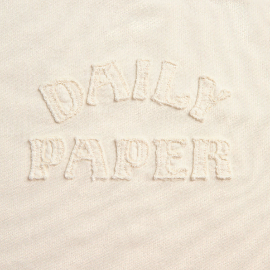 Daily Paper Raglan Stacked Dias Washed Jersey Tee - Off White