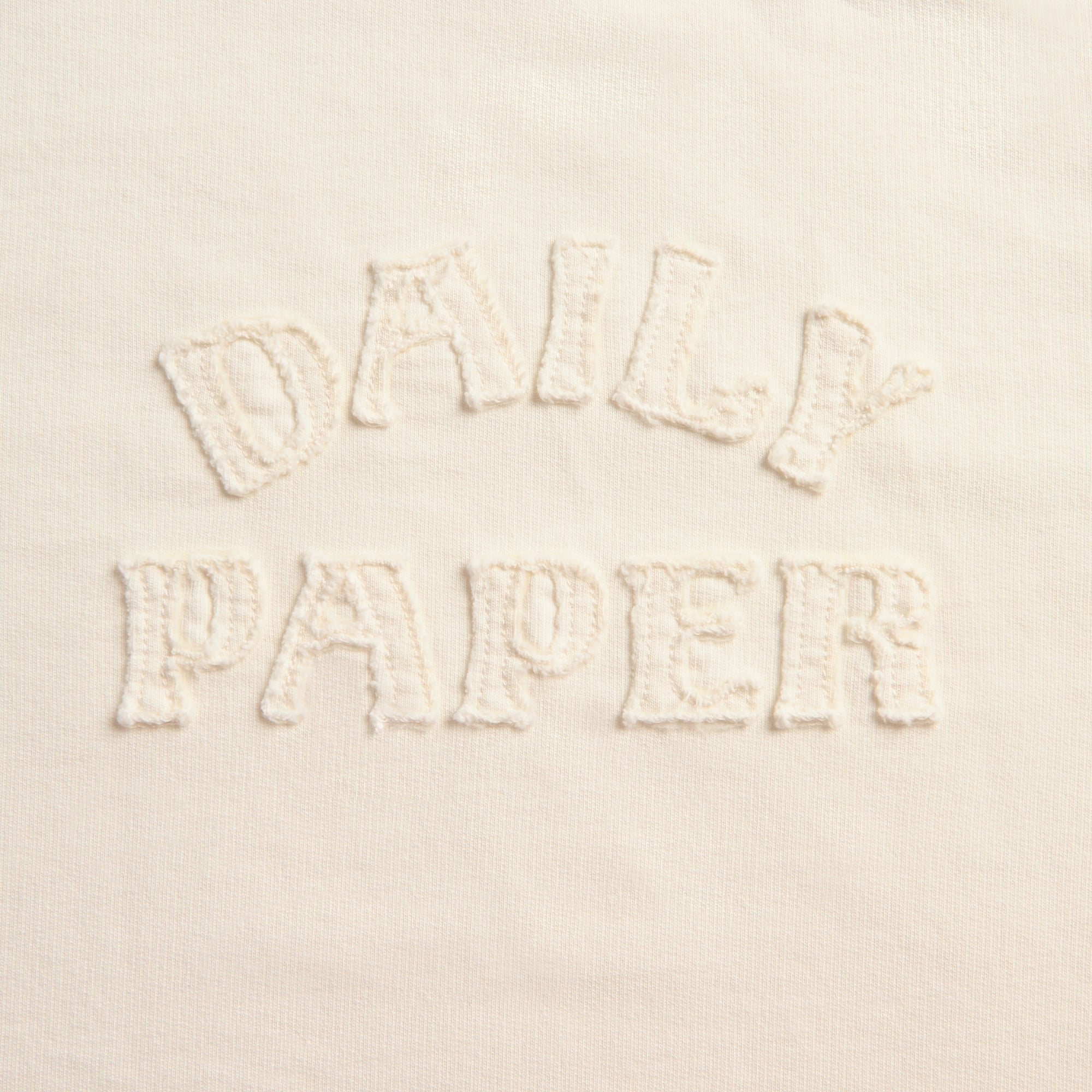 Daily Paper Raglan Stacked Dias Washed Jersey Tee - Off White