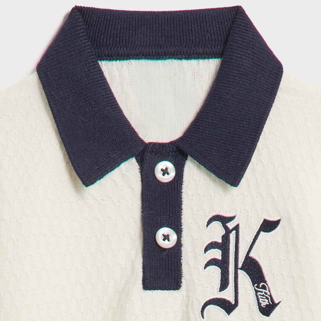 Kith Baby Knit Tilden Short Sleeve Polo Shirt - Silk