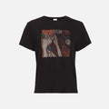 ReDone Classic Tee Just Send Wine - Black