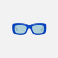 The Attico Marfa Frames - Electric Blue / Blue Lens