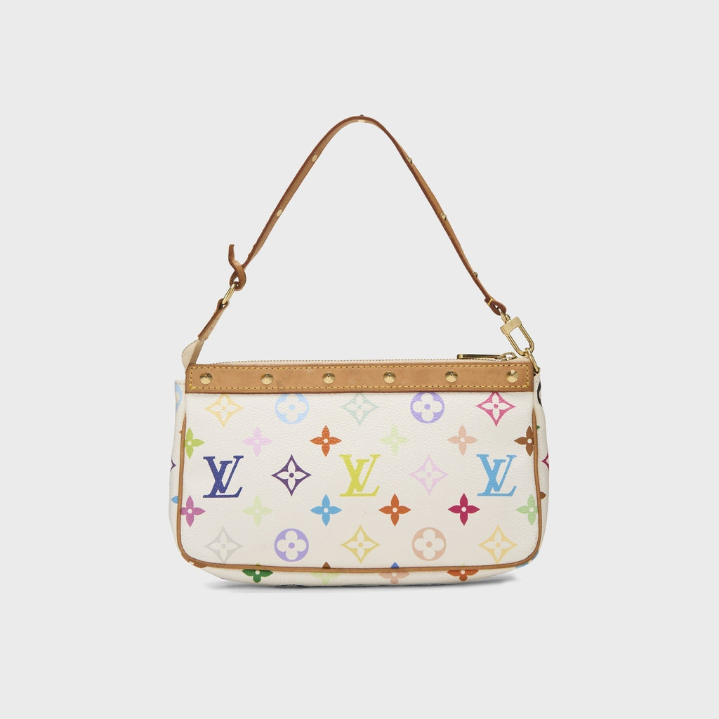 WGACA Louis Vuitton x Takashi Murakami Pochette Accessoires V2 - White / Multi