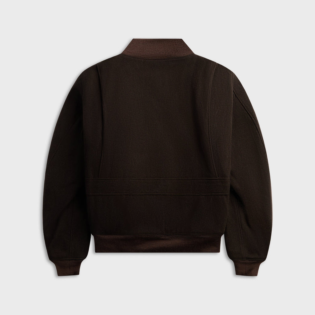Engineered Garments Wool Poly Heavy Tweed A-1 Jacket - Dark Brown