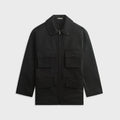 Auralee Wool Max Canvas Blouson - Black