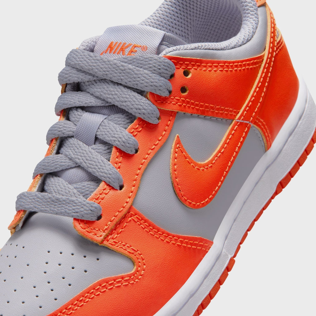 Nike GS Dunk Low - Cement Grey / Team Orange