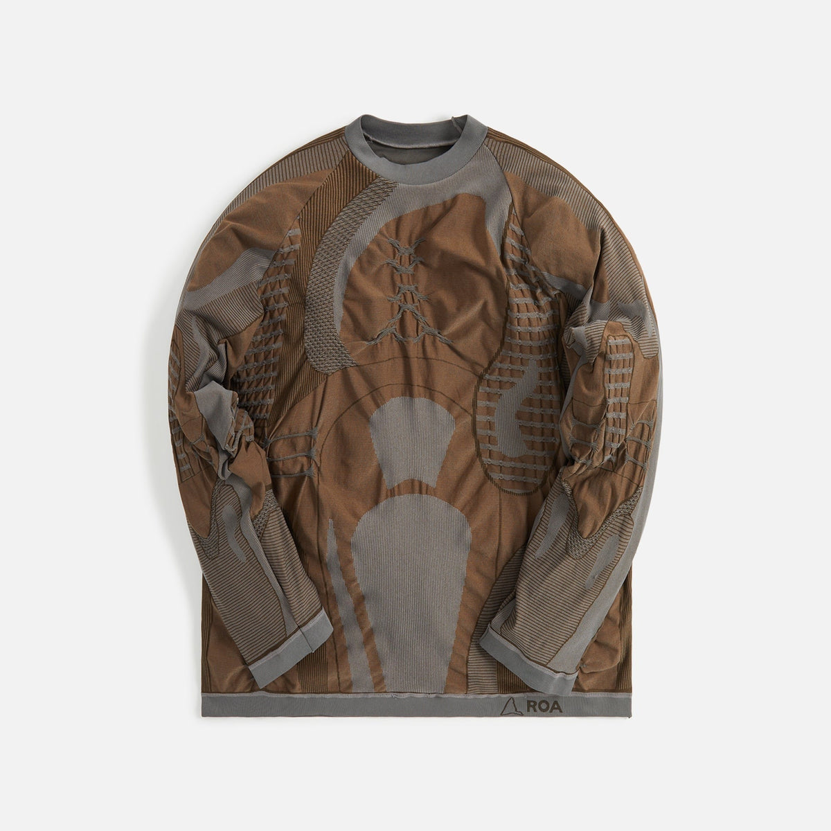 ROA Oversize 3D Knit - Brown / Grey
