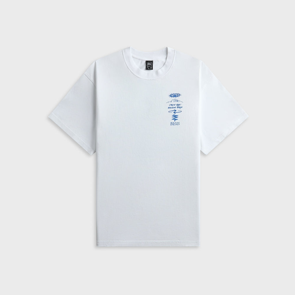 Brain Dead Ancient Ways Tee - White