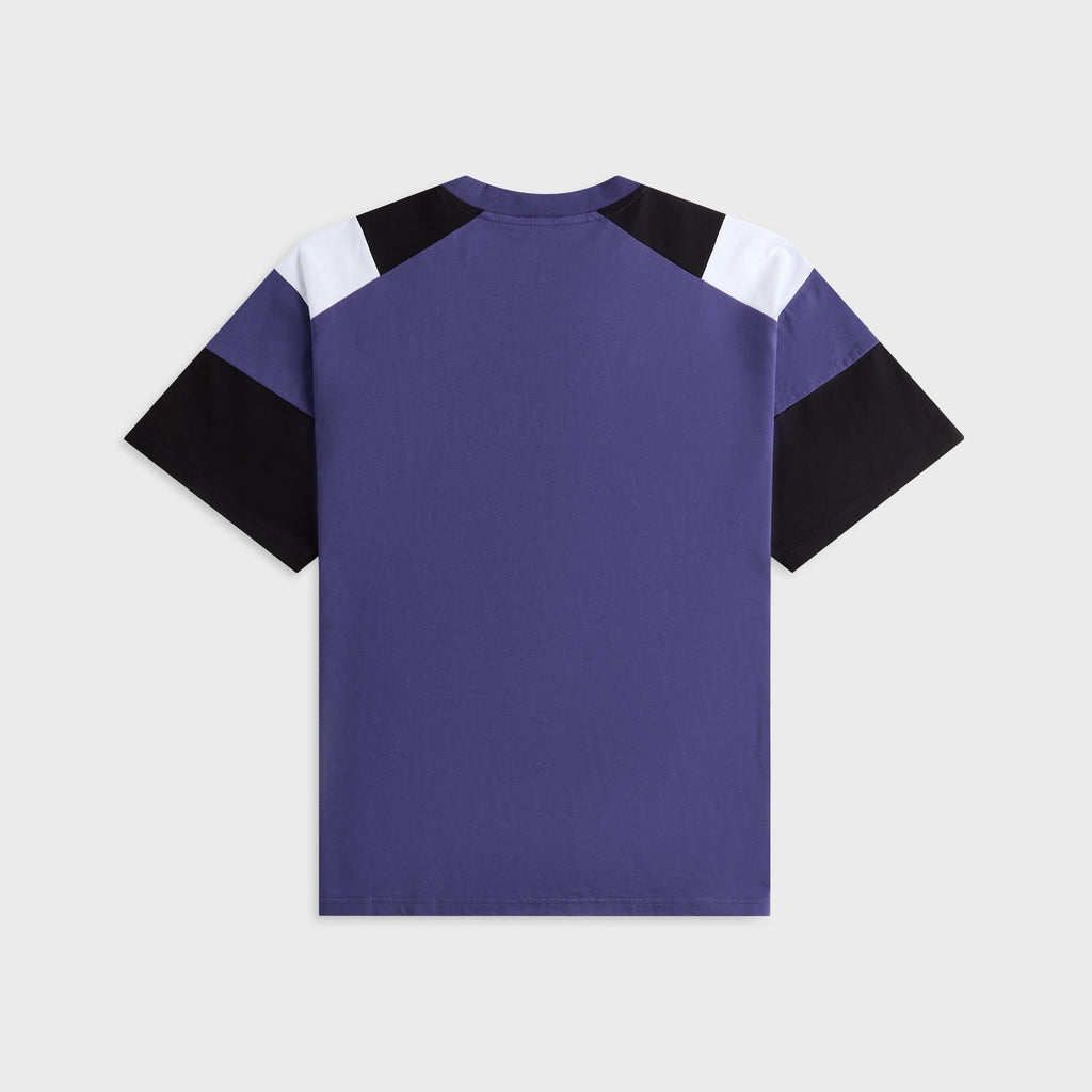 Martine Rose Oversized Panelled Tee - Purple Indigo