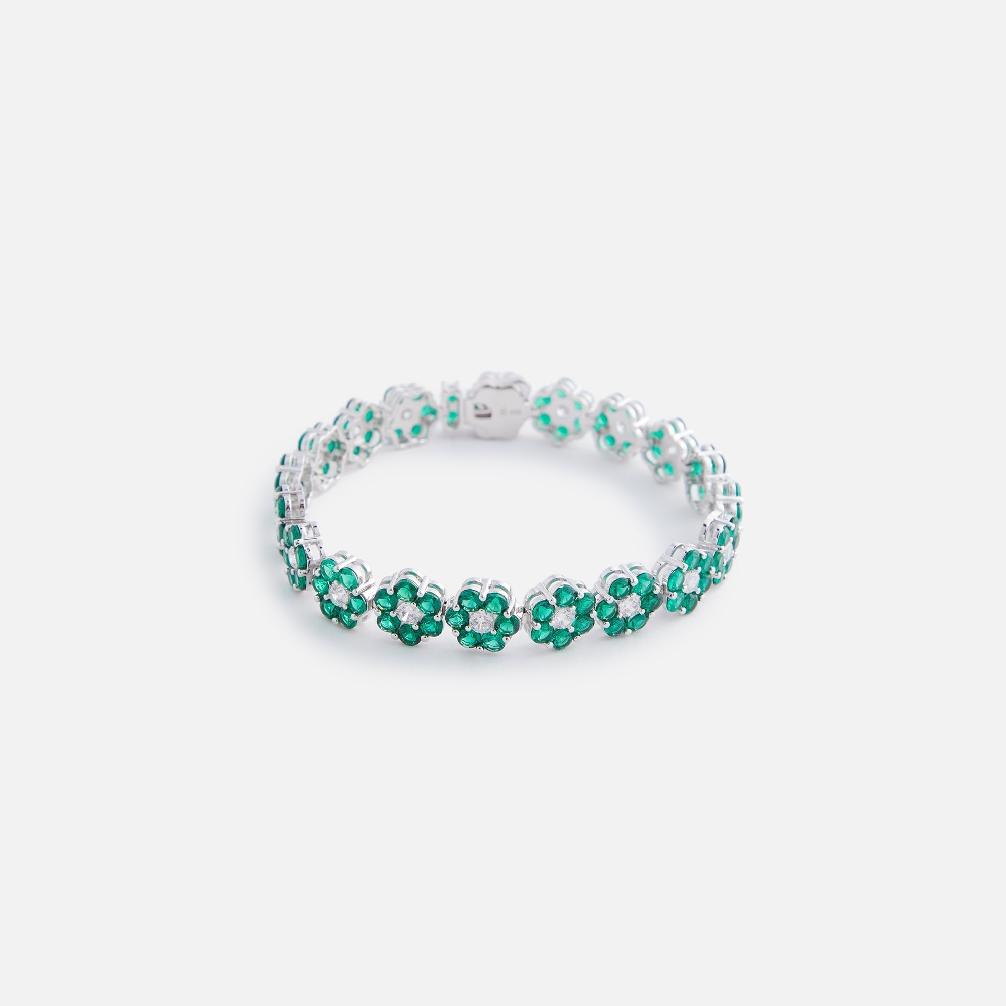 Hatton Labs Daisy Tennis Bracelet - Silver / Yellow