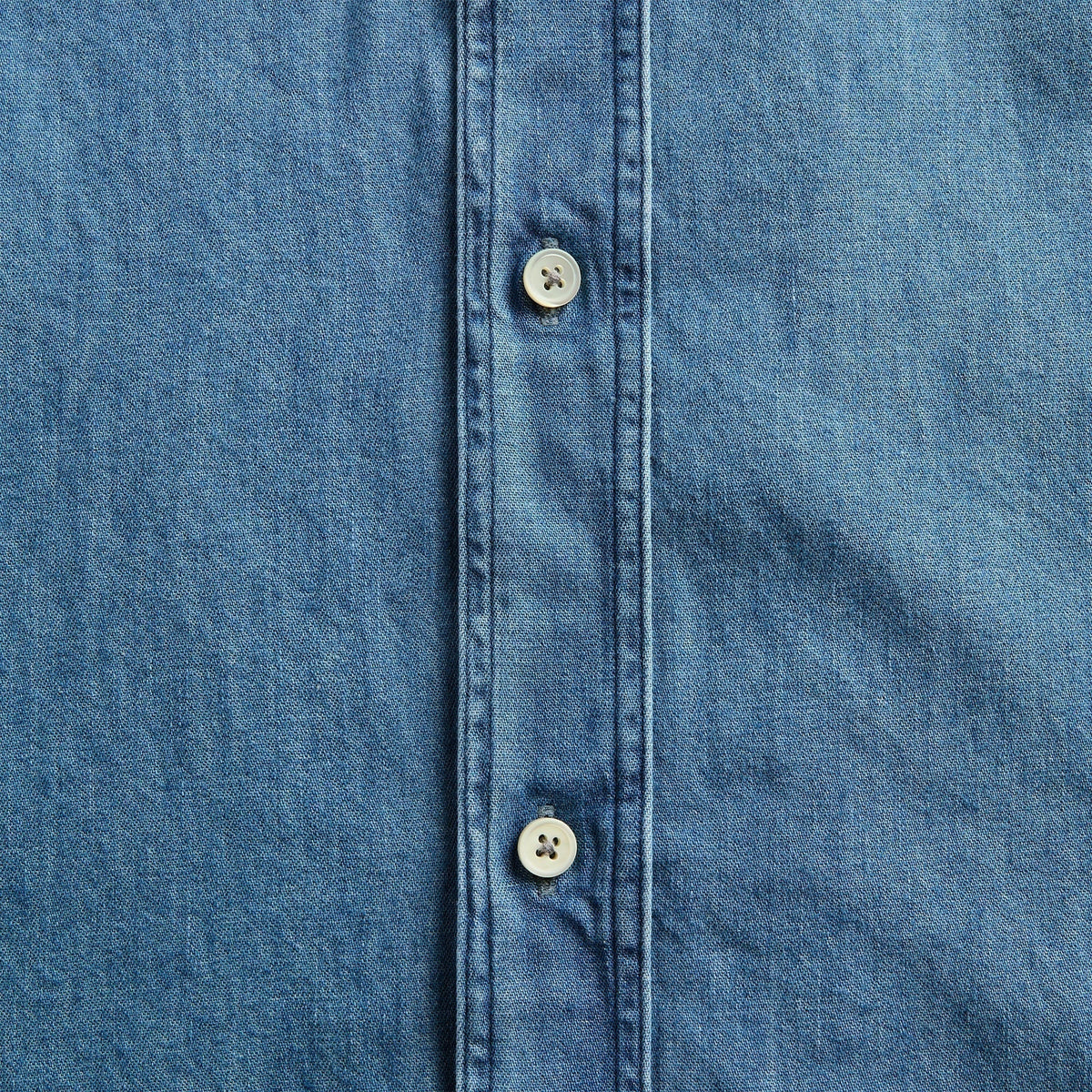 Jil Sander Cotton Chambray Shirt - Magnet