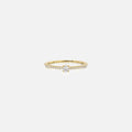 Isa Grutman Round Diamond Pave Ring 14K Gold - Gold