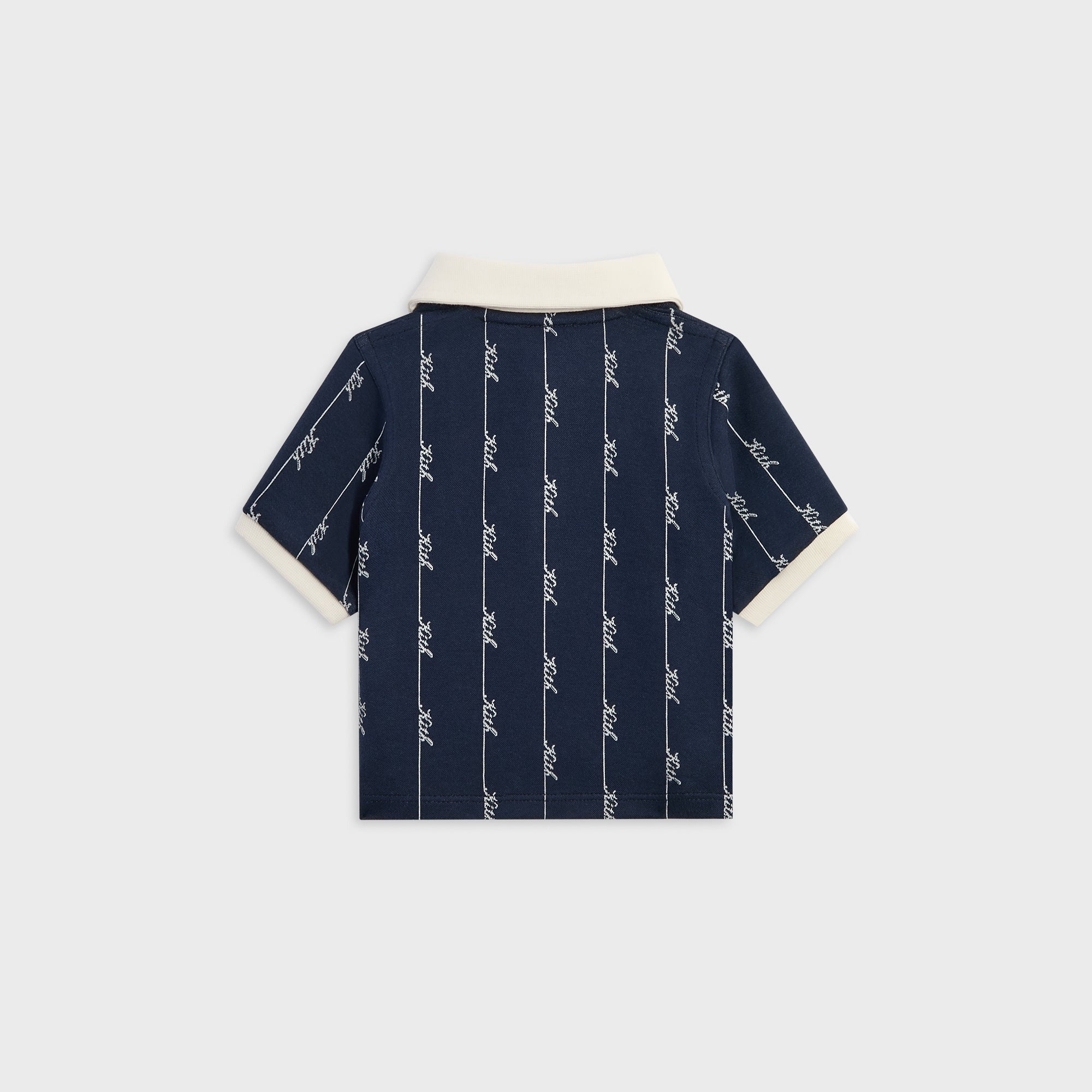 Kith Baby Script Knit Tilden Polo - Nocturnal