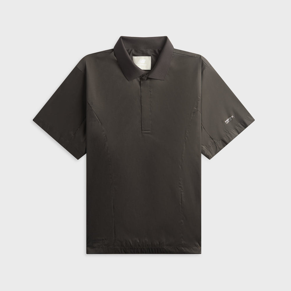 New Balance Grey Polo - Faded Black