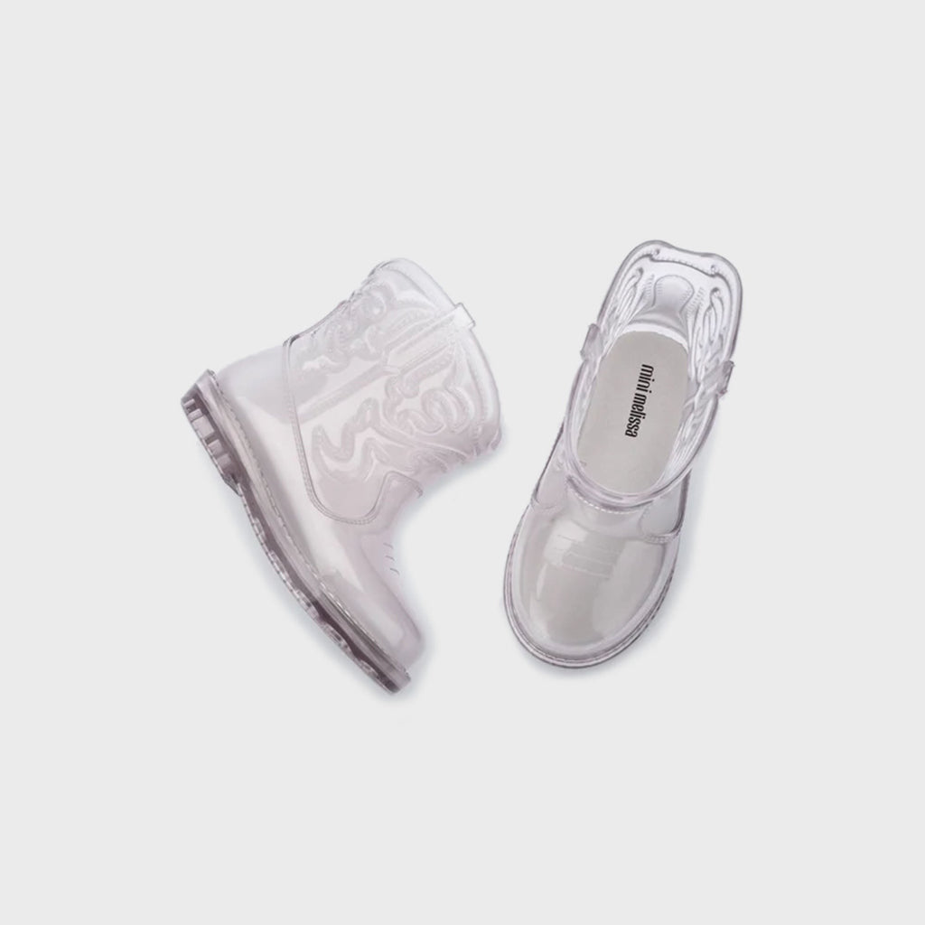 Melissa Mini Baby Texas Boot - Clear