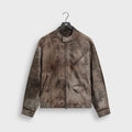 &Kin Pony Hair Cassius Moto Jacket - Underground