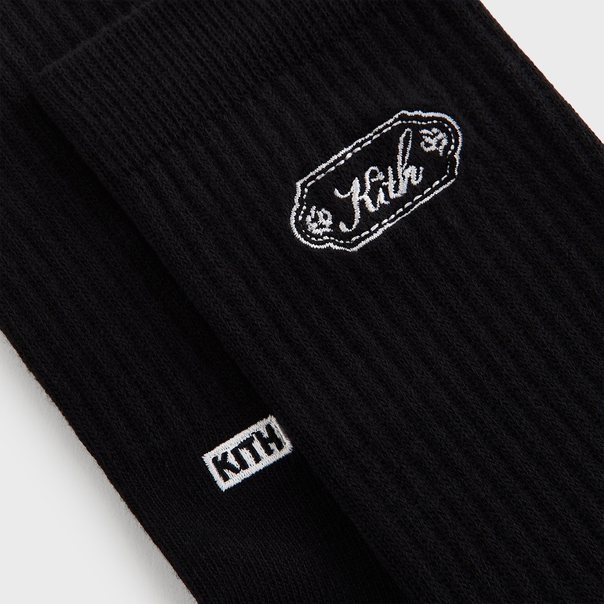 Kith 3-Pack Script Plaque Crew Socks - Multi