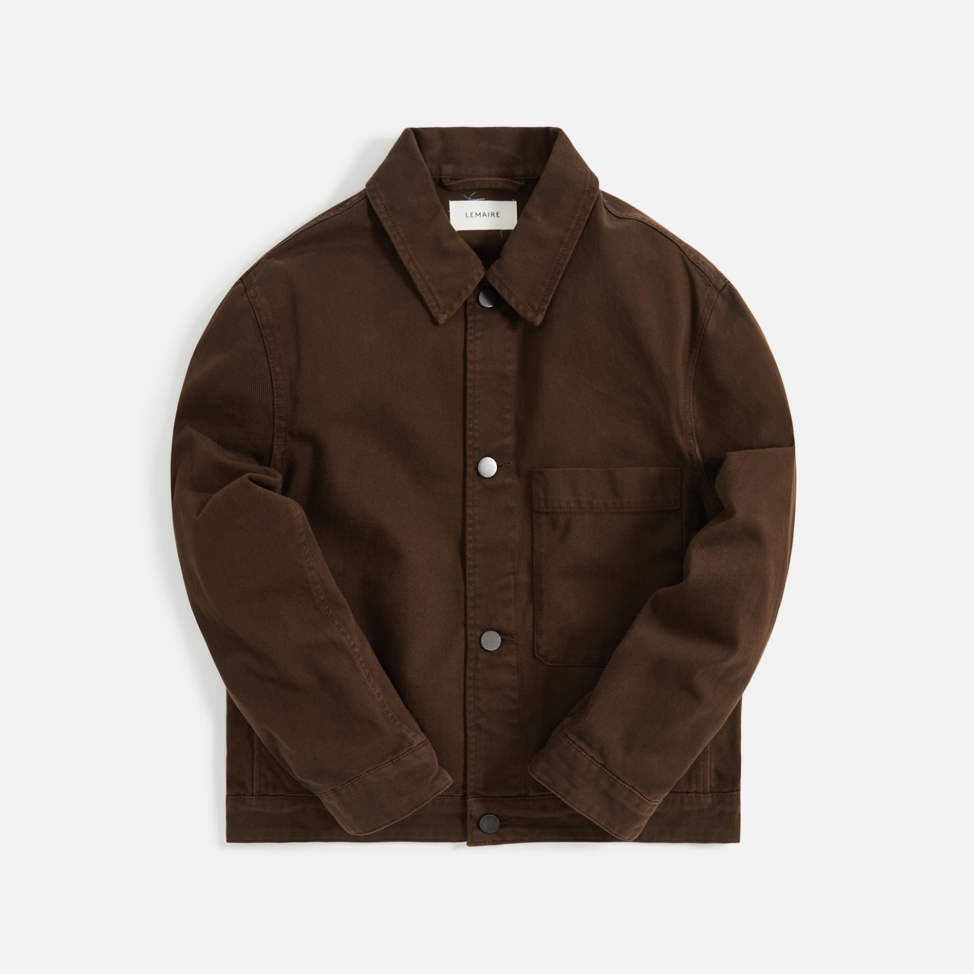 Lemaire Boxy Trucker Jacket - Espresso