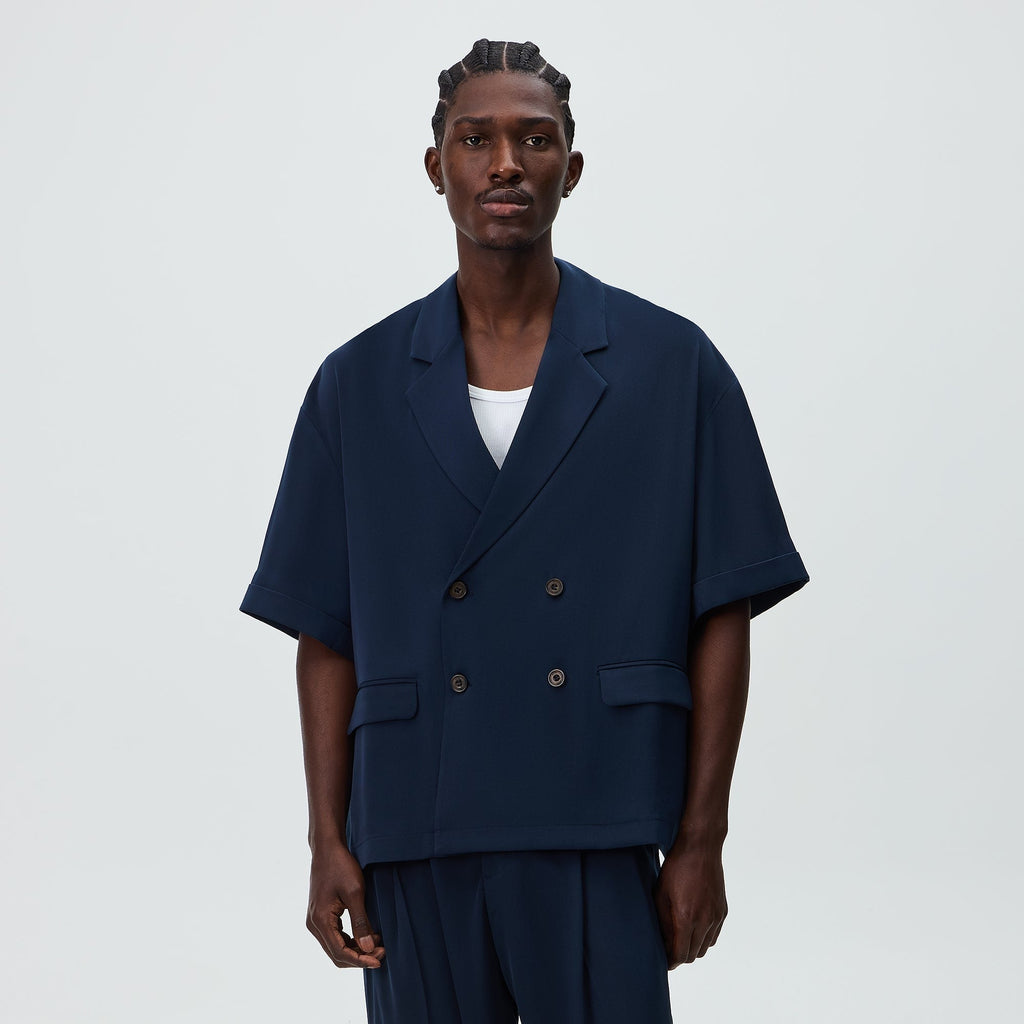 Kith Drape Twill Ito Blazer - Nocturnal