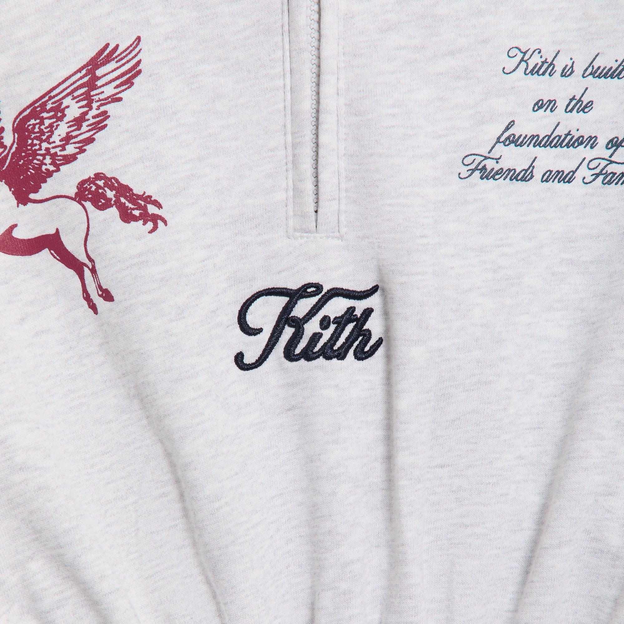Kith Kids Logo Hoodie Dress - Light Heather Grey