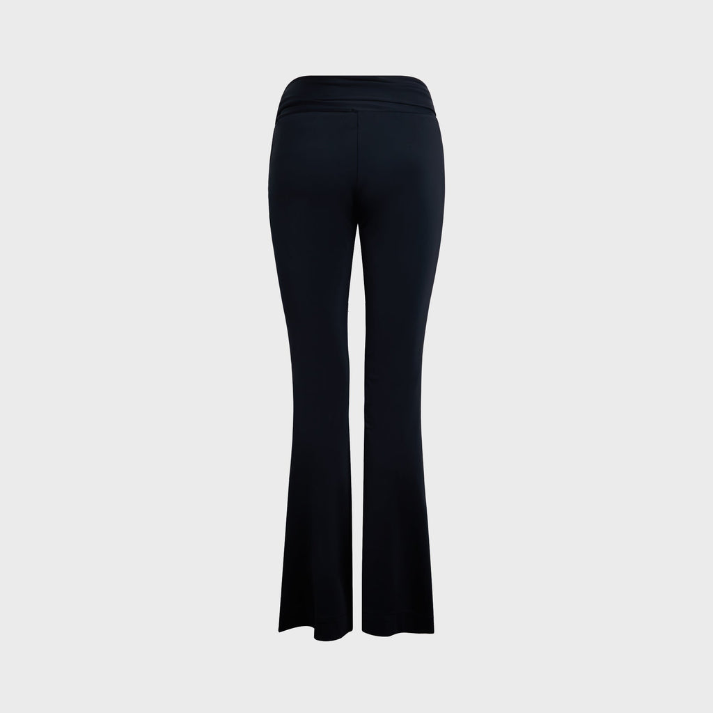 Conner Ives Spandex Shell Sash Trouser - Black