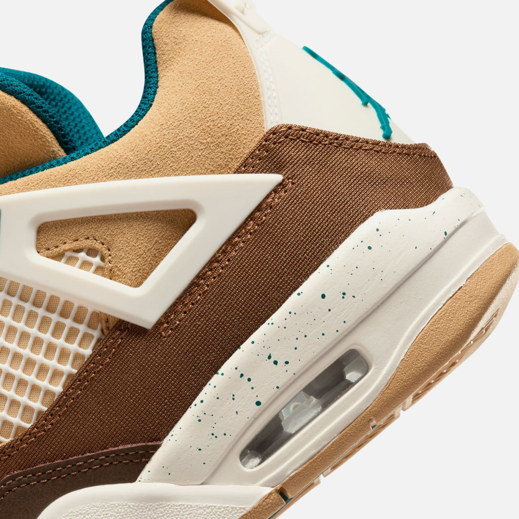 Nike GS Air Jordan 4 Retro - Cacao Wow / Geode Teal / Ale Brown