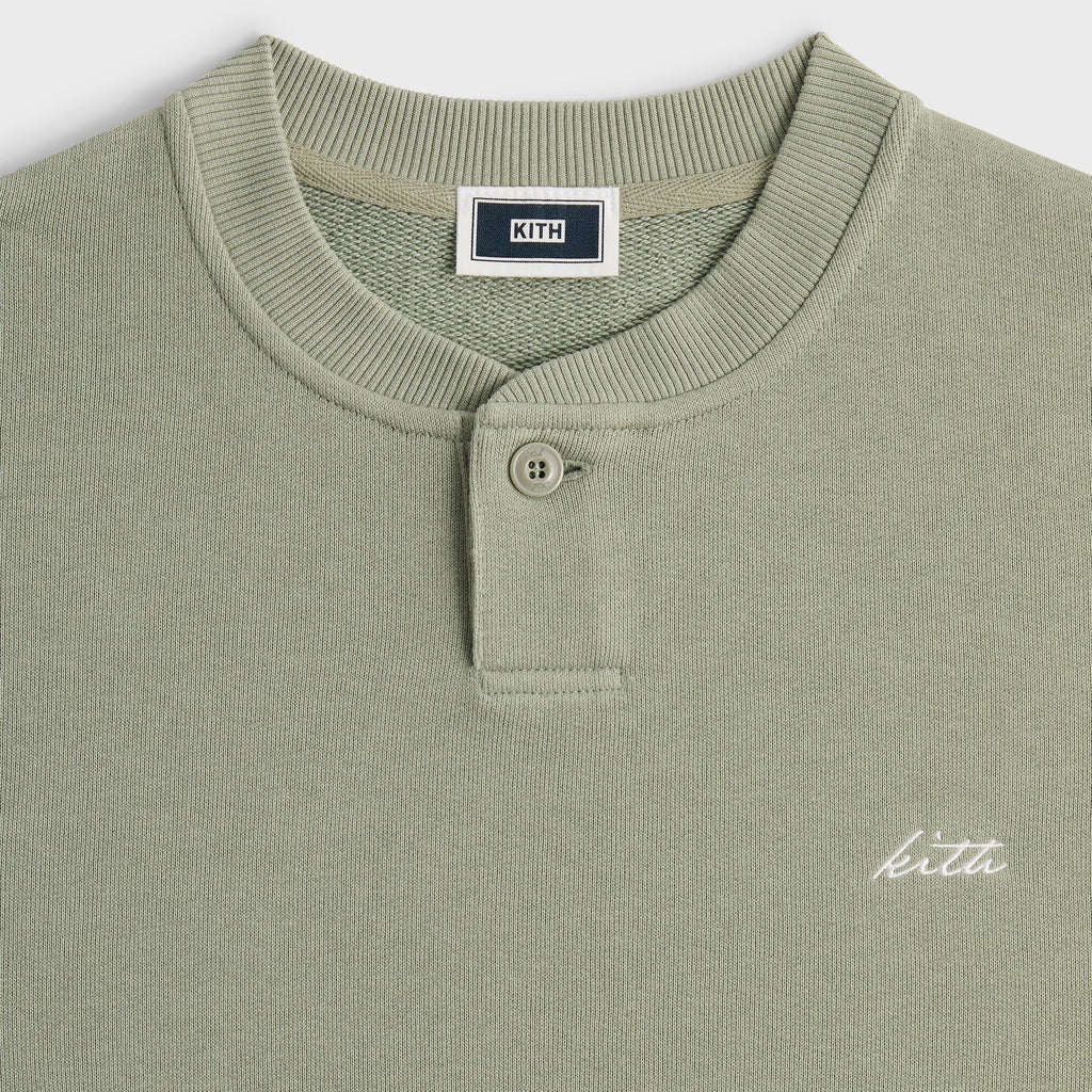 Kith Heavy Loop Henley Nelson Pullover - Haze