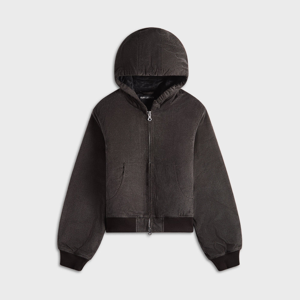 Our Legacy Bank Jacket - Dark Brown Twill Cord