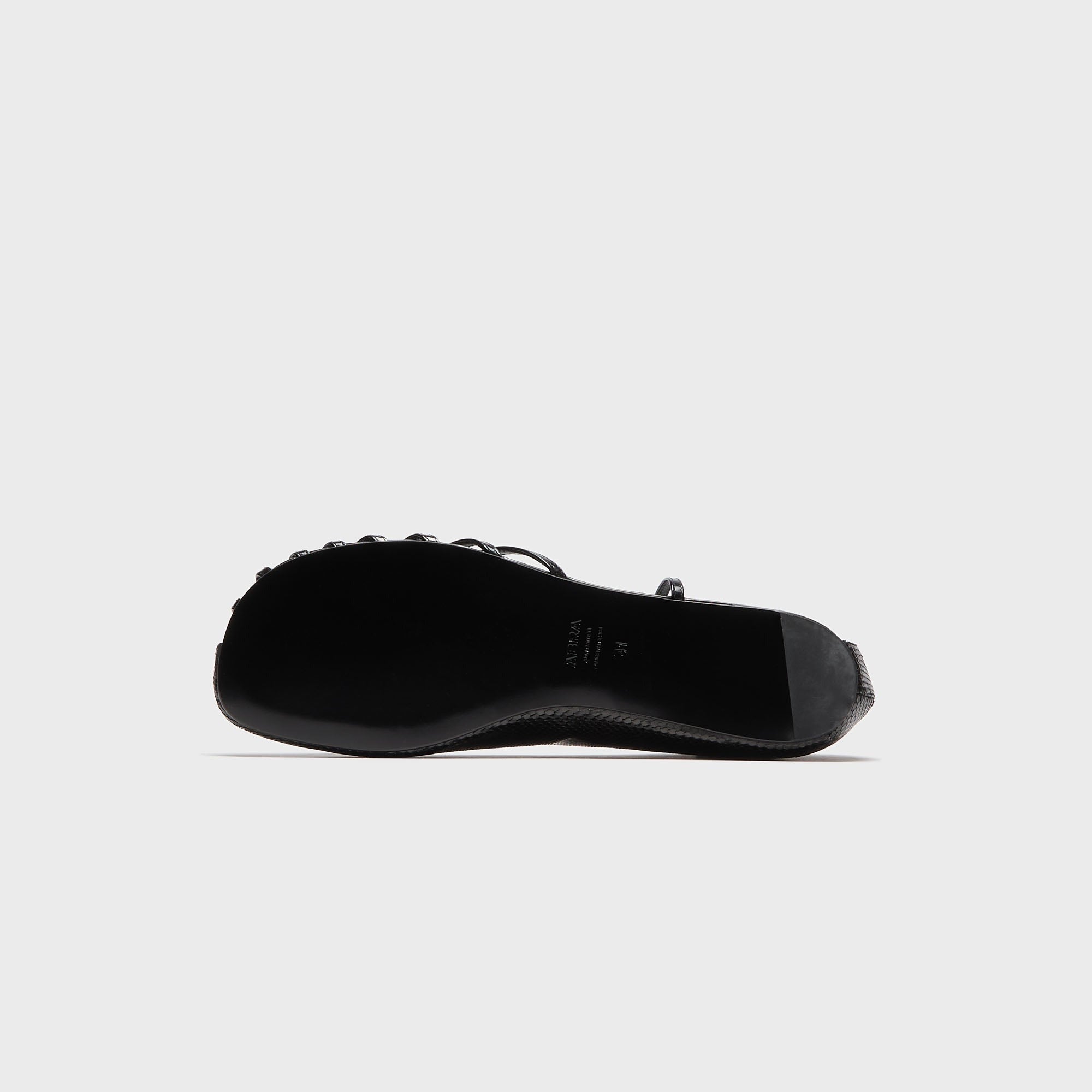 ABRA Double Shoe Ballerina Flat - Black