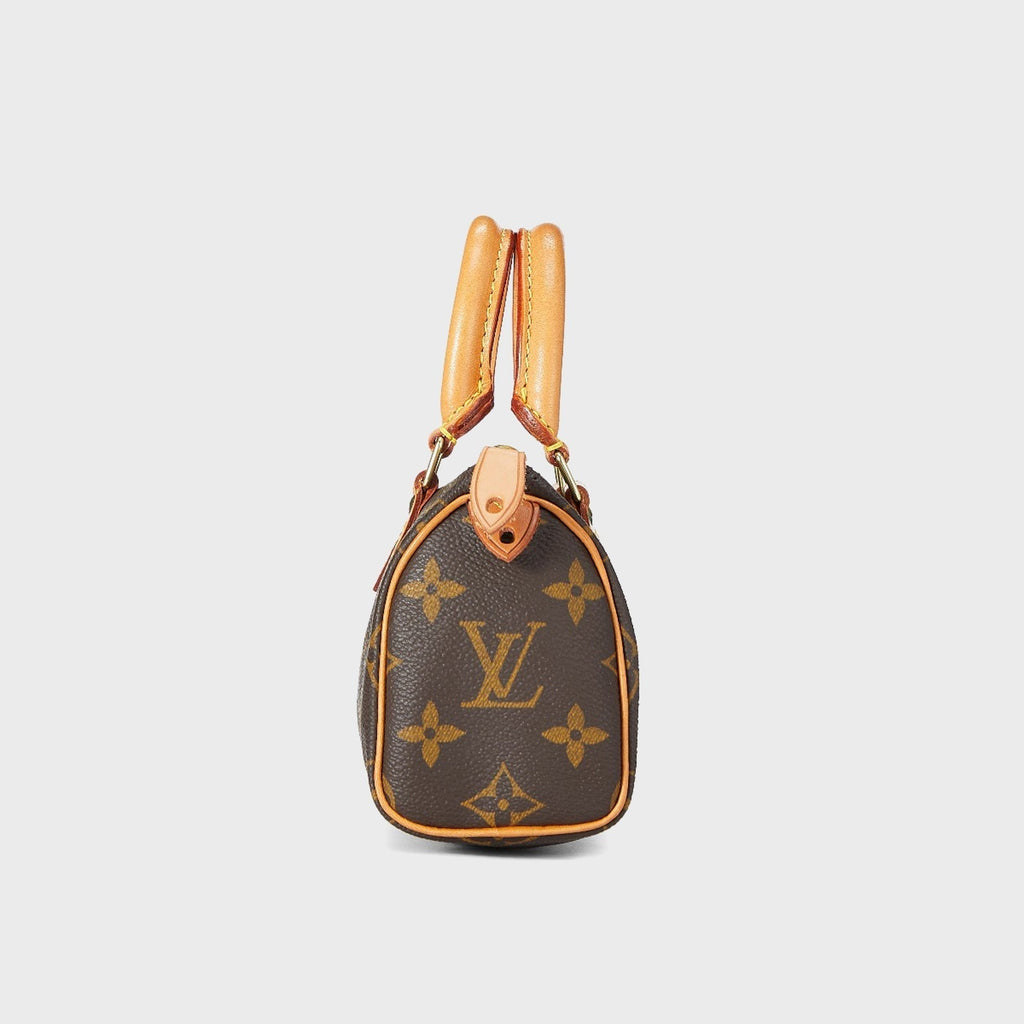 WGACA Louis Vuitton Monogram Mini HL Speedy No Strap Bag - Brown