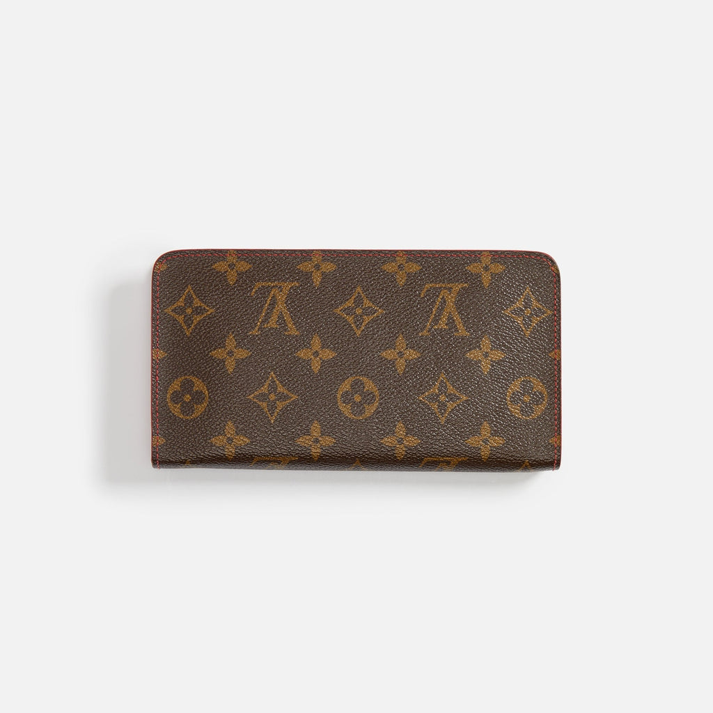 WGACA Louis Vuitton Murakami Cherry Porte Monnaie Zippy Wallet - Brown