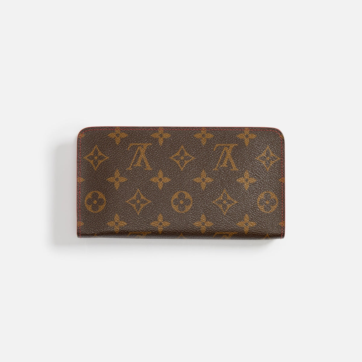 WGACA Louis Vuitton Murakami Cherry Porte Monnaie Zippy Wallet - Brown