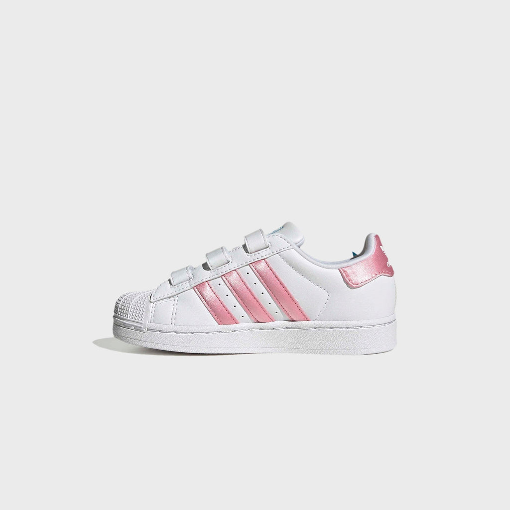 adidas x Disney PS Superstar II - Cloud White / Light Pink / Lucid Aquamarine