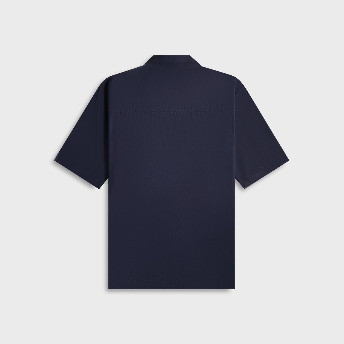 Tekla Poplin Pyjamas Short Sleeve Shirt - True Navy